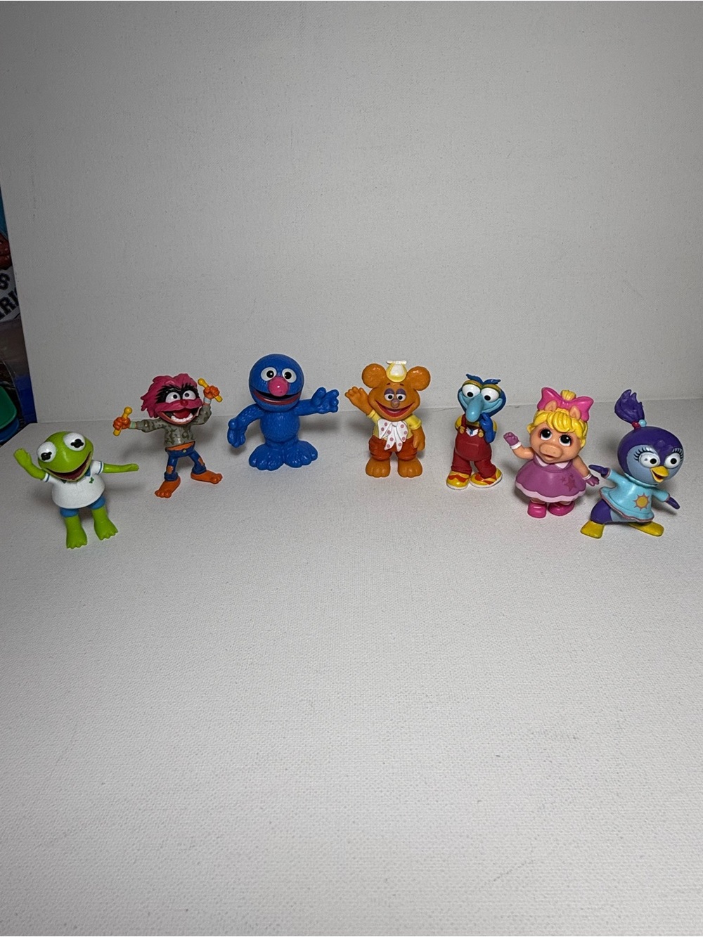 Disney Muppet Babies Playroom 6 Figure PVC Playset Muppets Figurine Set EUC